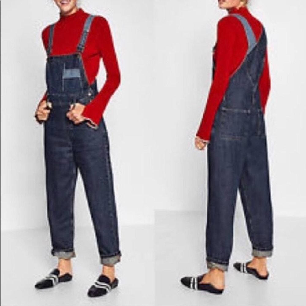 Zara denim dungarees/jumpsuit/overalls